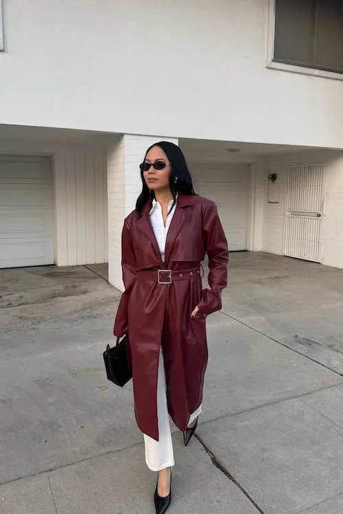 chic trench coat outfit ideas