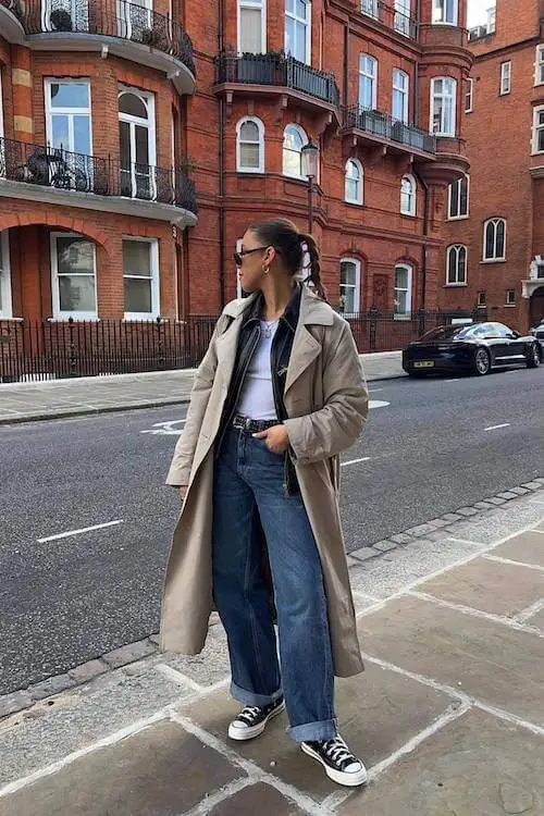 chic trench coat outfit ideas