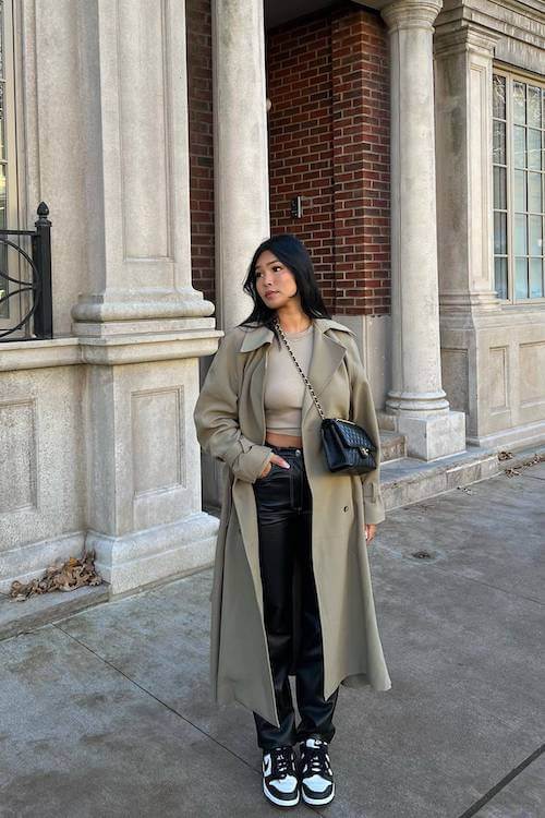 chic trench coat outfit ideas