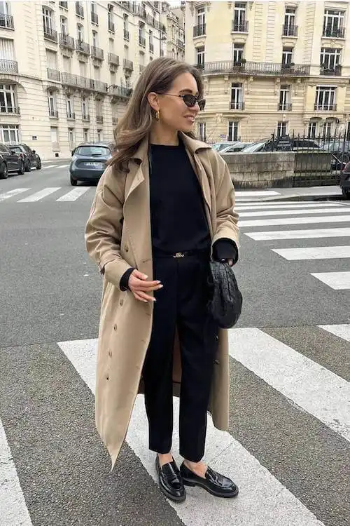 chic trench coat outfit ideas