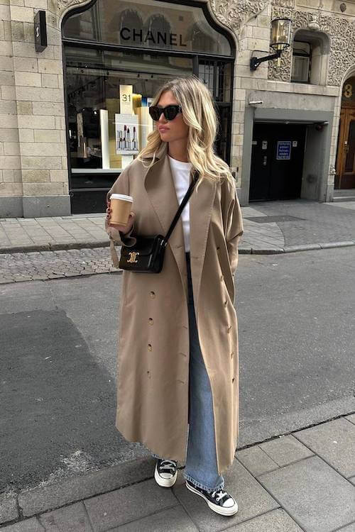 chic trench coat outfit ideas