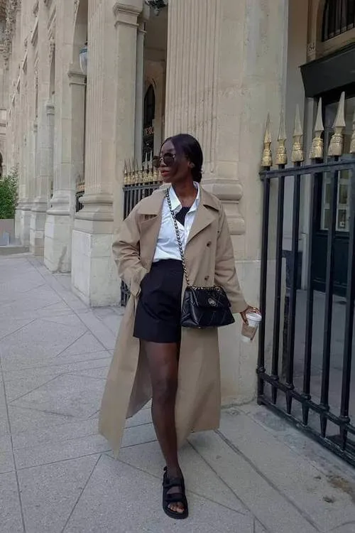 chic trench coat outfit ideas