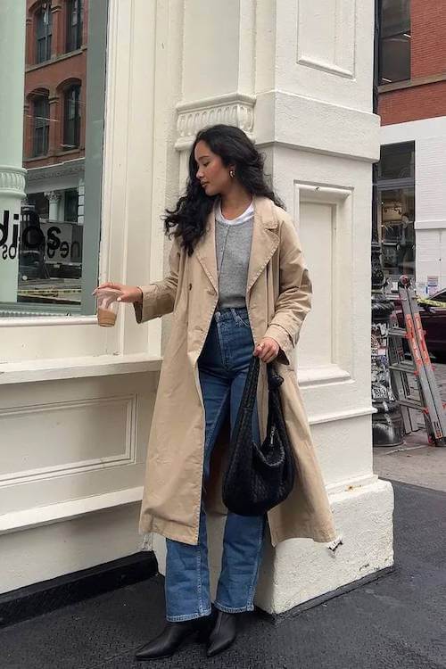 chic trench coat outfit ideas