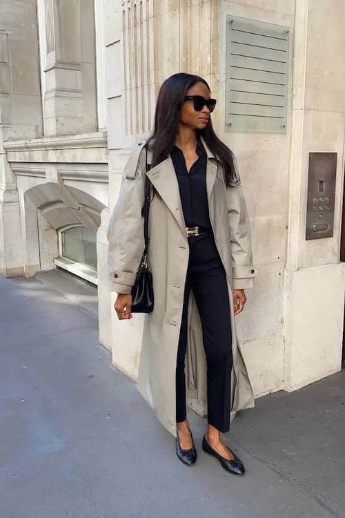 chic trench coat outfit ideas