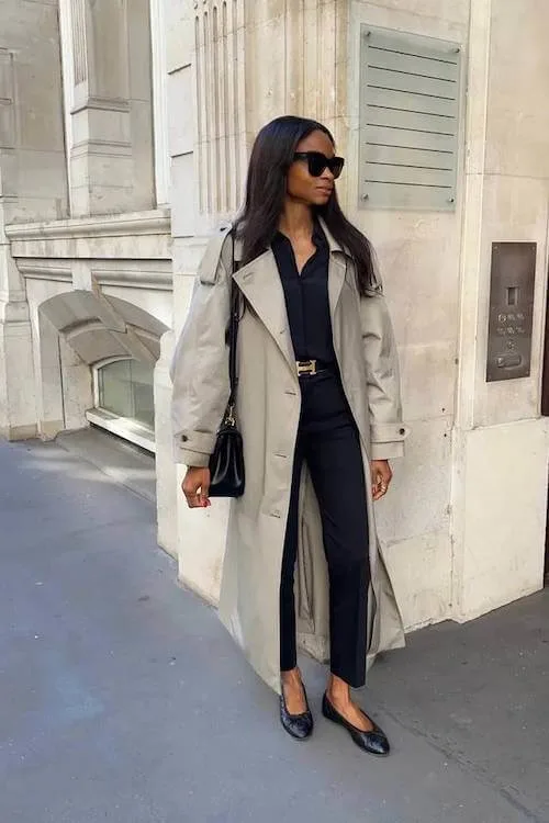 chic trench coat outfit ideas