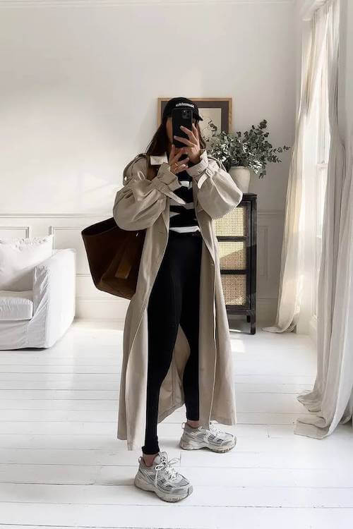 chic trench coat outfit ideas