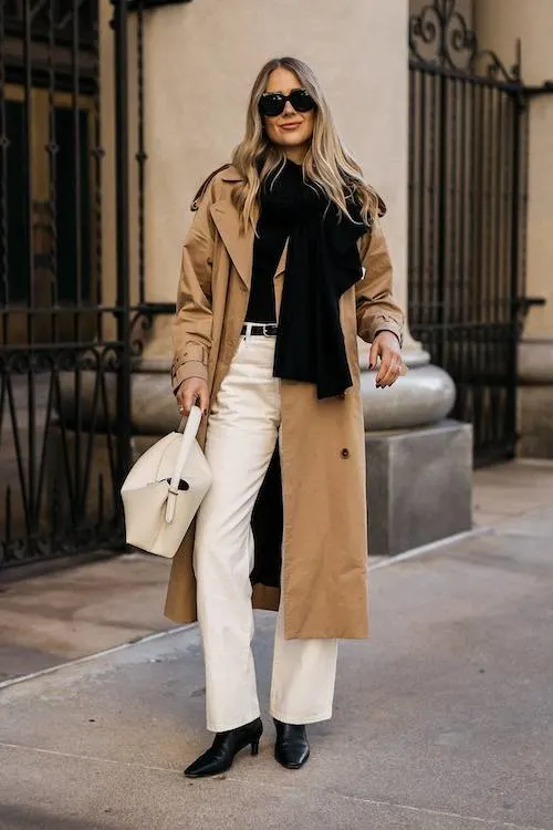 chic trench coat outfit ideas