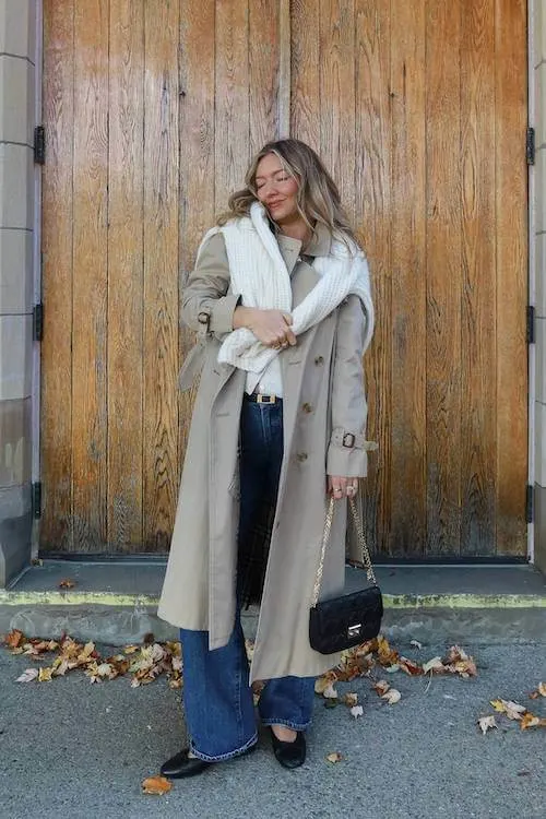 chic trench coat outfit ideas