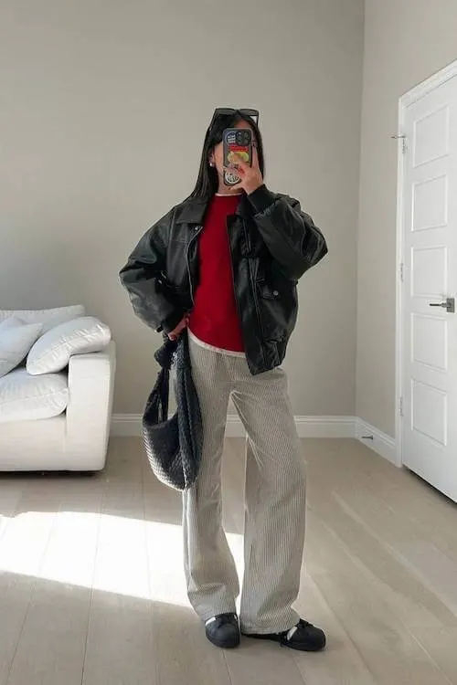 chic wide leg pants outfit