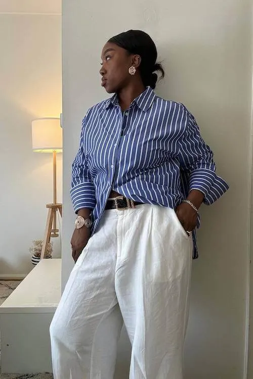 chic wide leg pants outfit