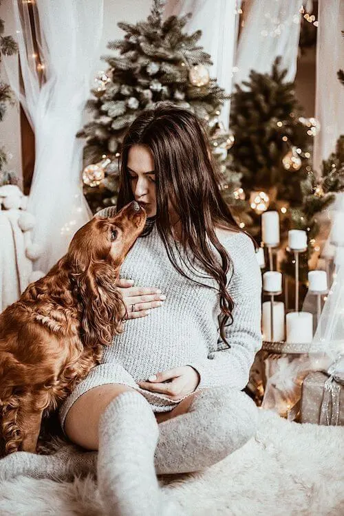 christmas maternity photoshoot ideas