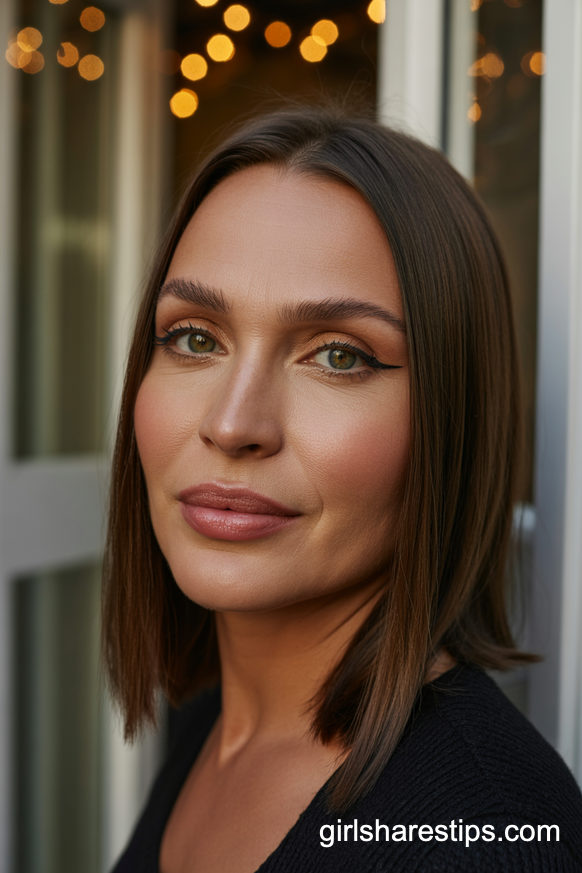 Cherry-Stained Lips with Dewy Everyday Holiday Skin