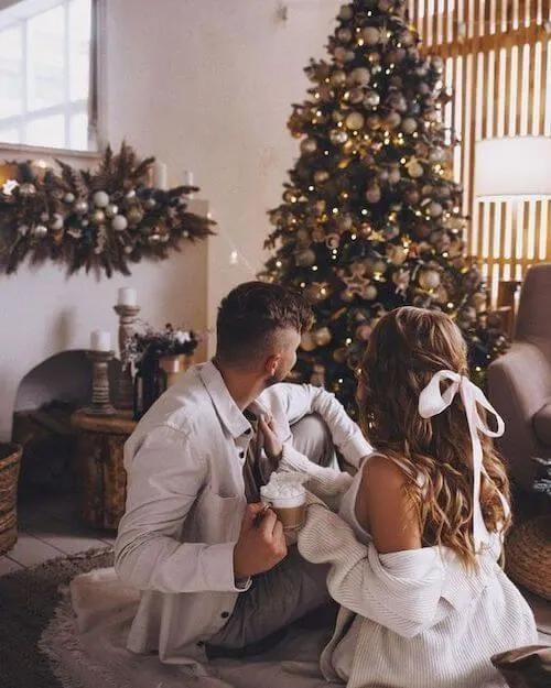 christmas photography ideas for couples