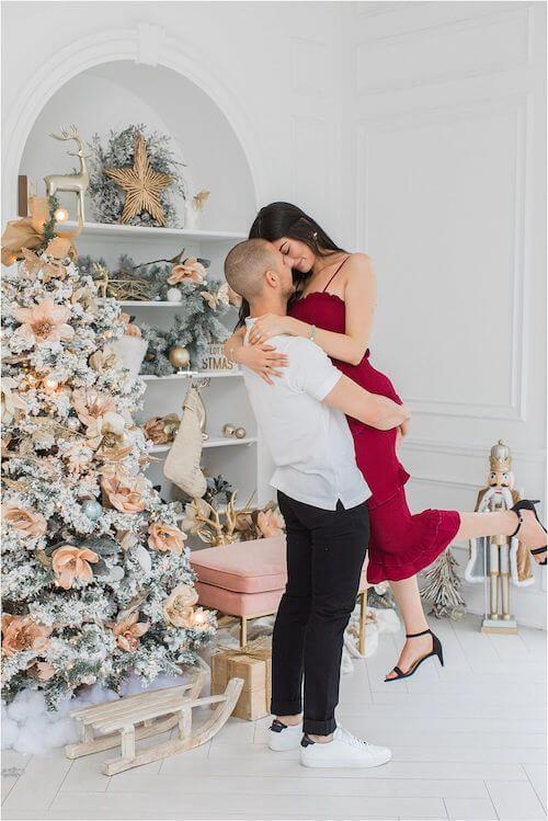 christmas photography ideas for couples