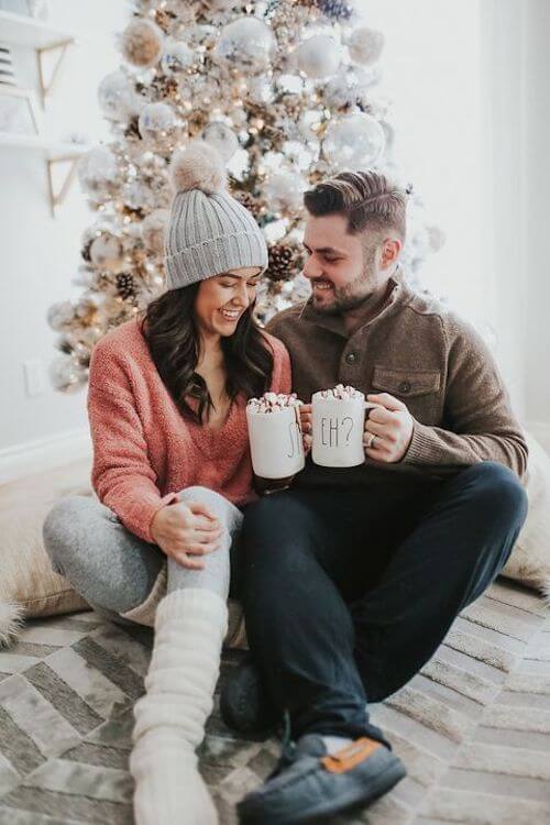 christmas photography ideas for couples