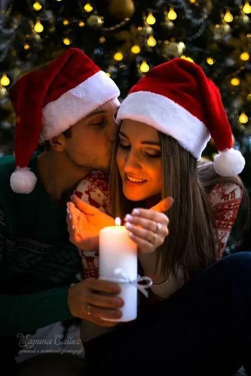 christmas photography ideas for couples