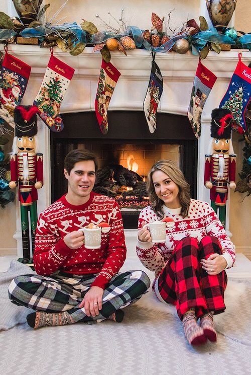 christmas photography ideas for couples