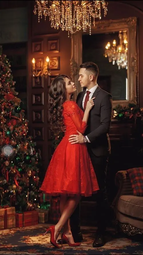 christmas photography ideas for couples