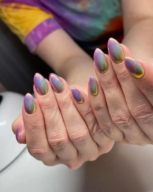 chrome nail designs