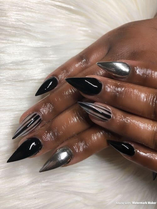 Chrome nail designs