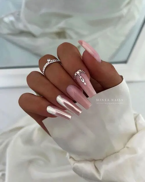 chrome nail designs