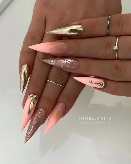 chrome nail designs