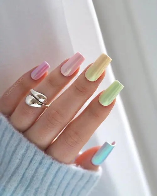 chrome nail designs