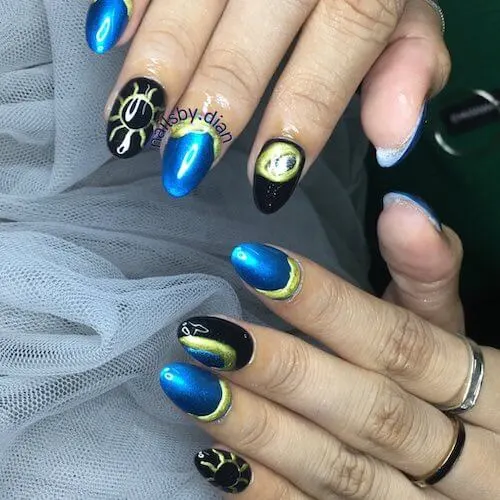 chrome nail designs