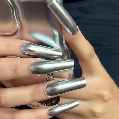 chrome nail designs