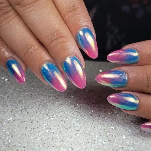 chrome nail designs