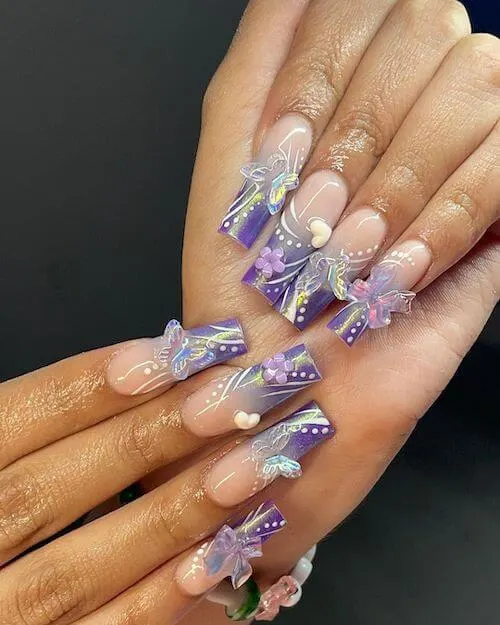 chrome nail designs