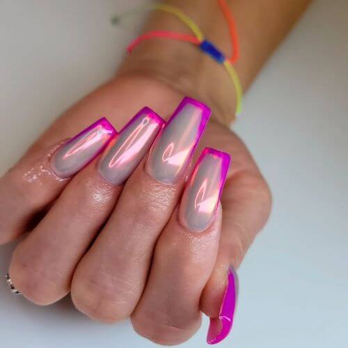 chrome nail designs