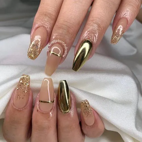 chrome nail designs