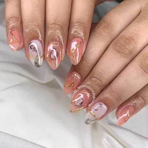 chrome nail designs