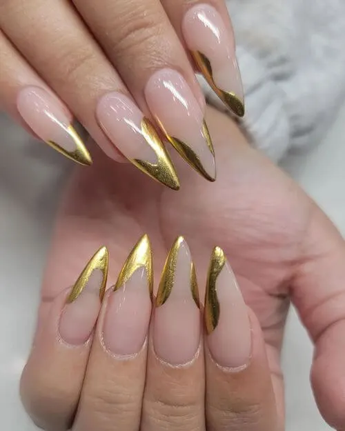 chrome nail designs