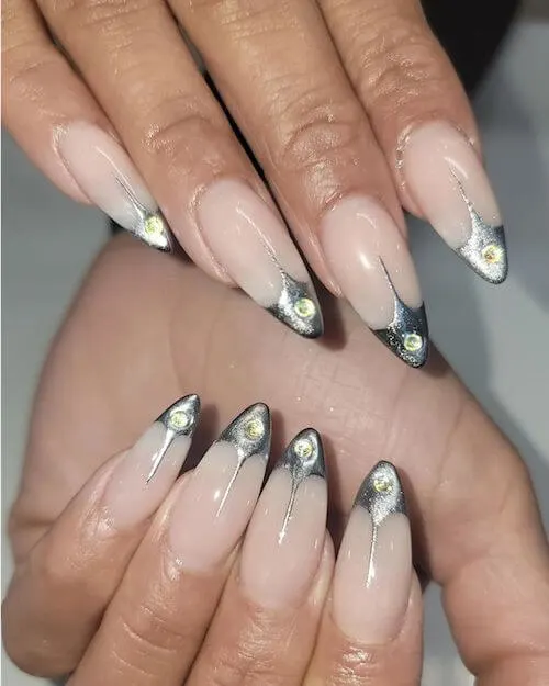 chrome nail designs