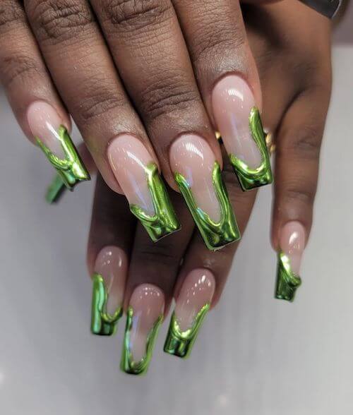 chrome nail designs