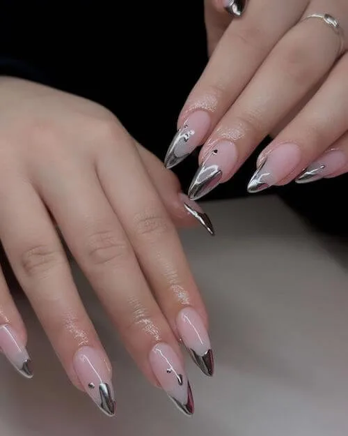 chrome nail designs