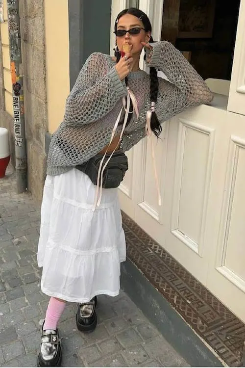 chunky loafers outfit