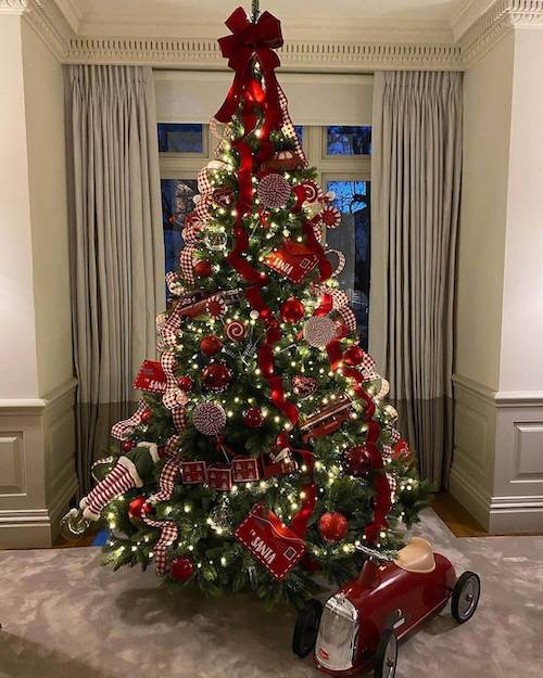 classic traditional Christmas tree decorating ideas