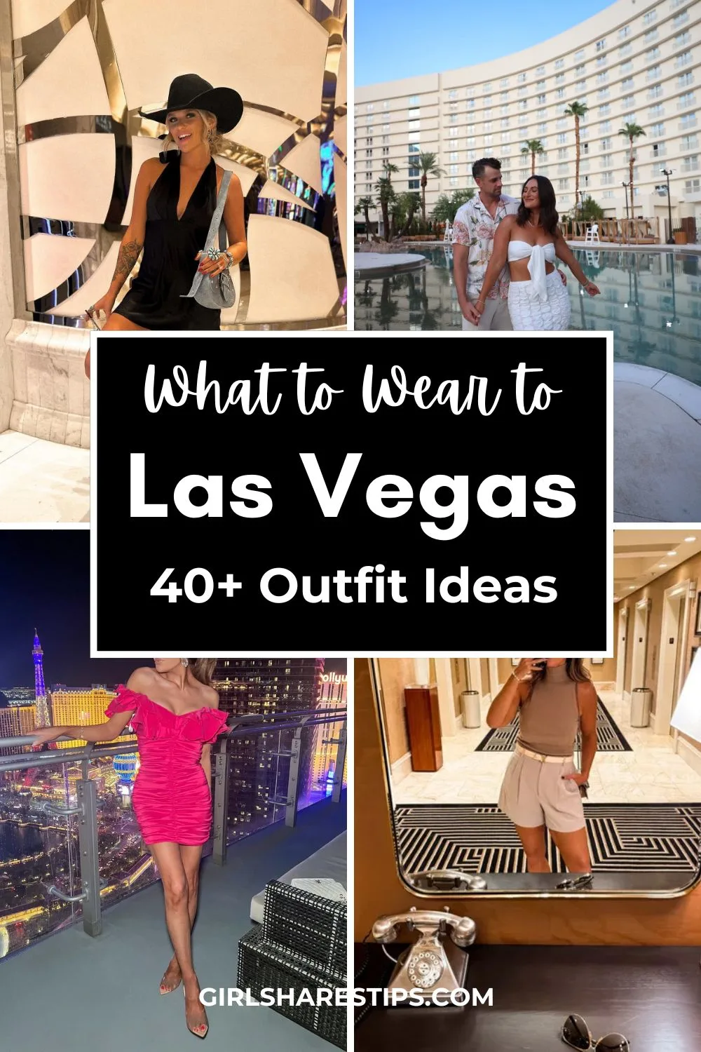 classy Las Vegas outfits collage