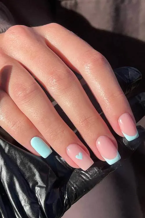 classy Valentine's Day nails