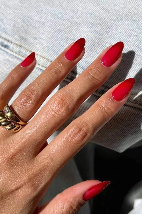 classy Valentine's Day nails
