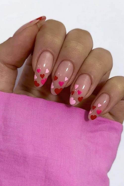 classy Valentine's Day nails