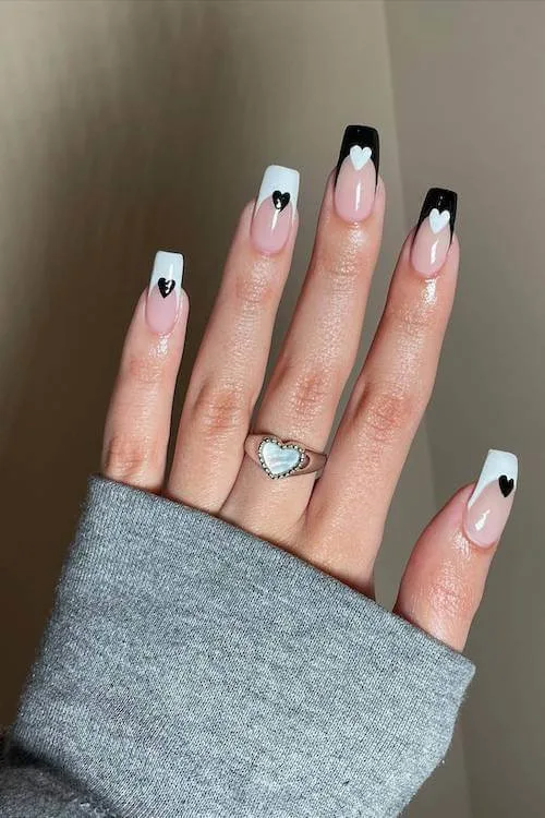 classy Valentine's Day nails