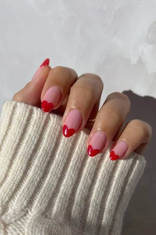 classy Valentine's Day nails