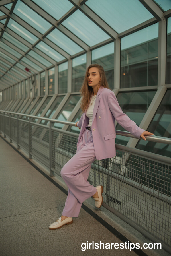 Pastel Matching Suit Set