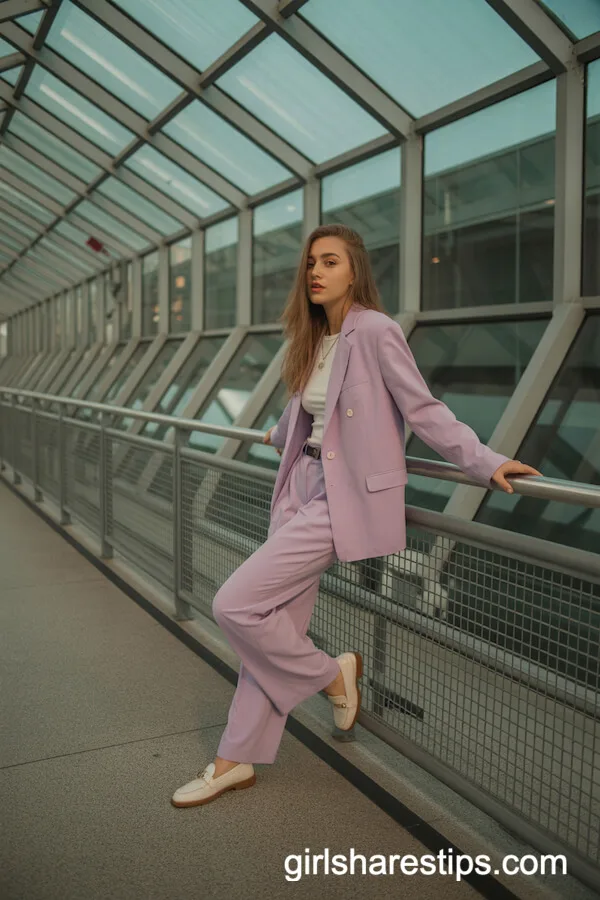 Pastel Matching Suit Set