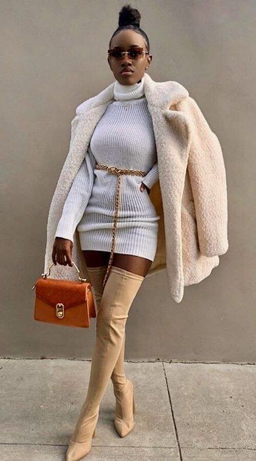 classy baddie winter outfits