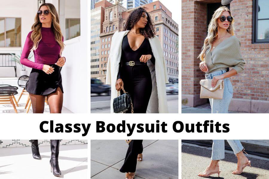 classy bodysuit outfits